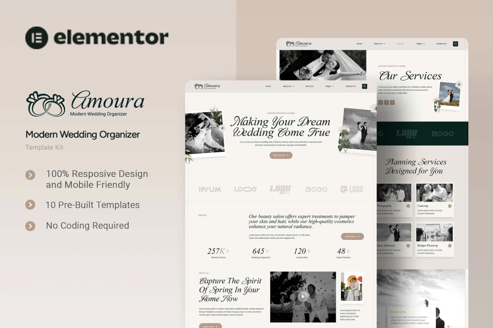 Amoura Modern Wedding Organizer
