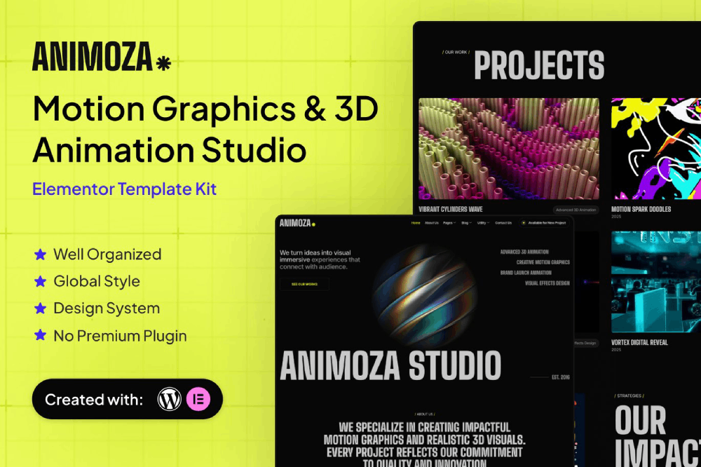 Animoza Motion Graphics 3D Animation Studio