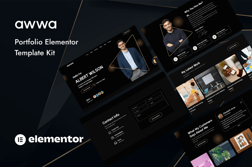 Awwa Dark Portfolio