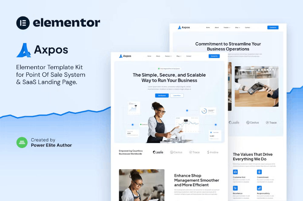 Axpos Point Of Sale Software Saas Landing Page