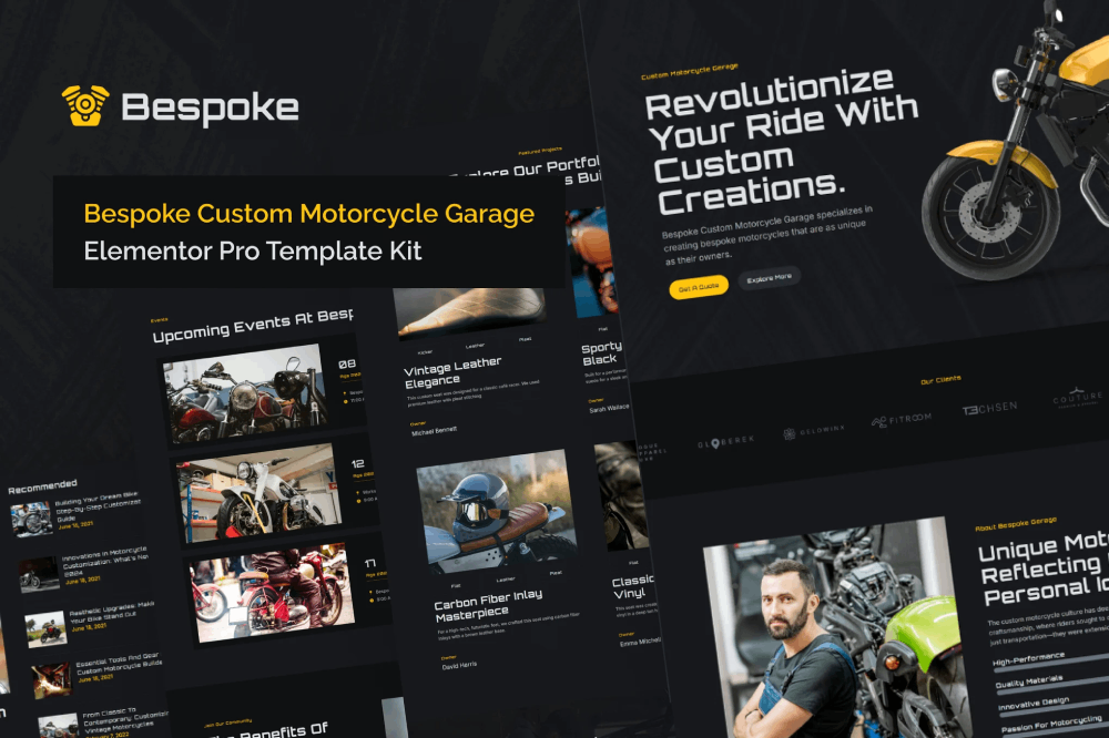 Bespoke Custom Motorcycle Garage
