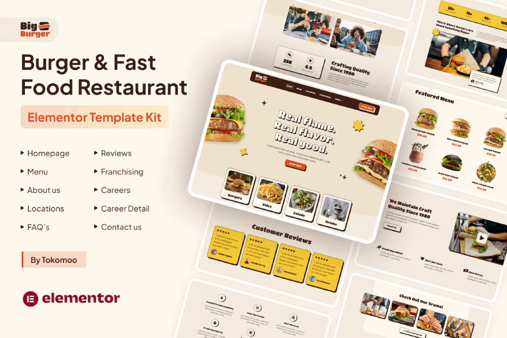 Bigburger Burger Fast Food Restaurant