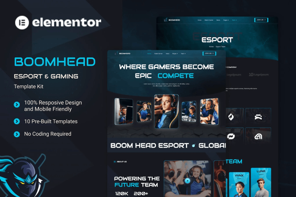 Boomhead Esport Gaming
