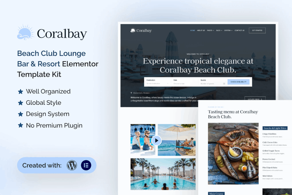 Coralbay Beach Club Lounge Bar Resort
