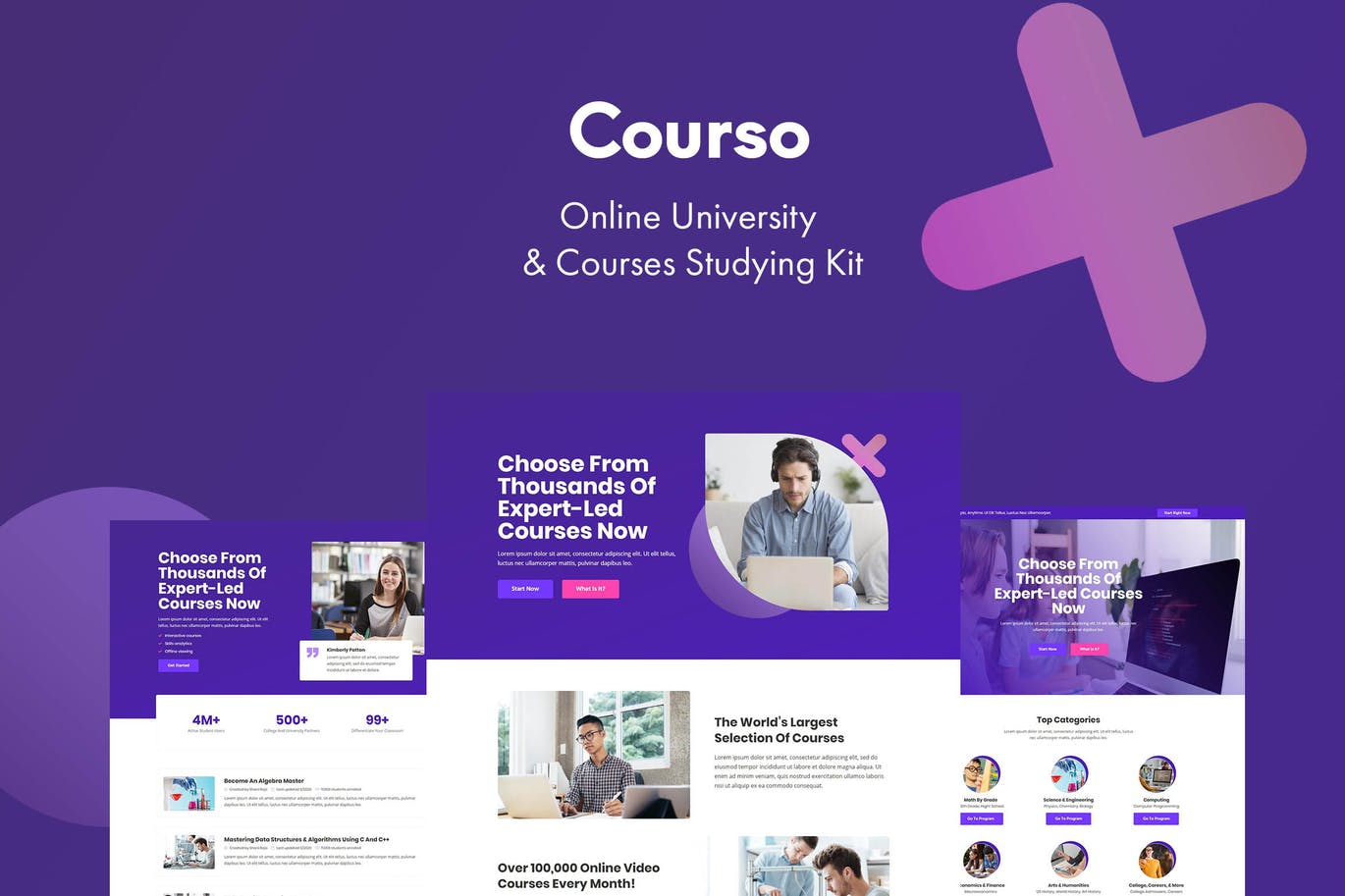 Courso Online University Courses
