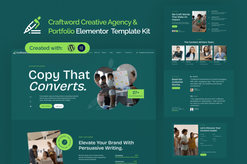 Craftword Creative Agency Copywiting Portfolio