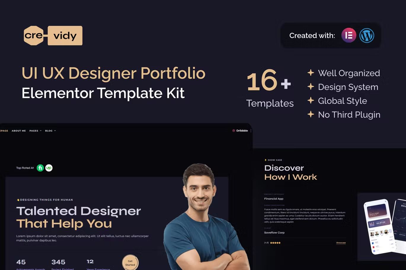 Crevidy Ui Ux Designer Portfolio