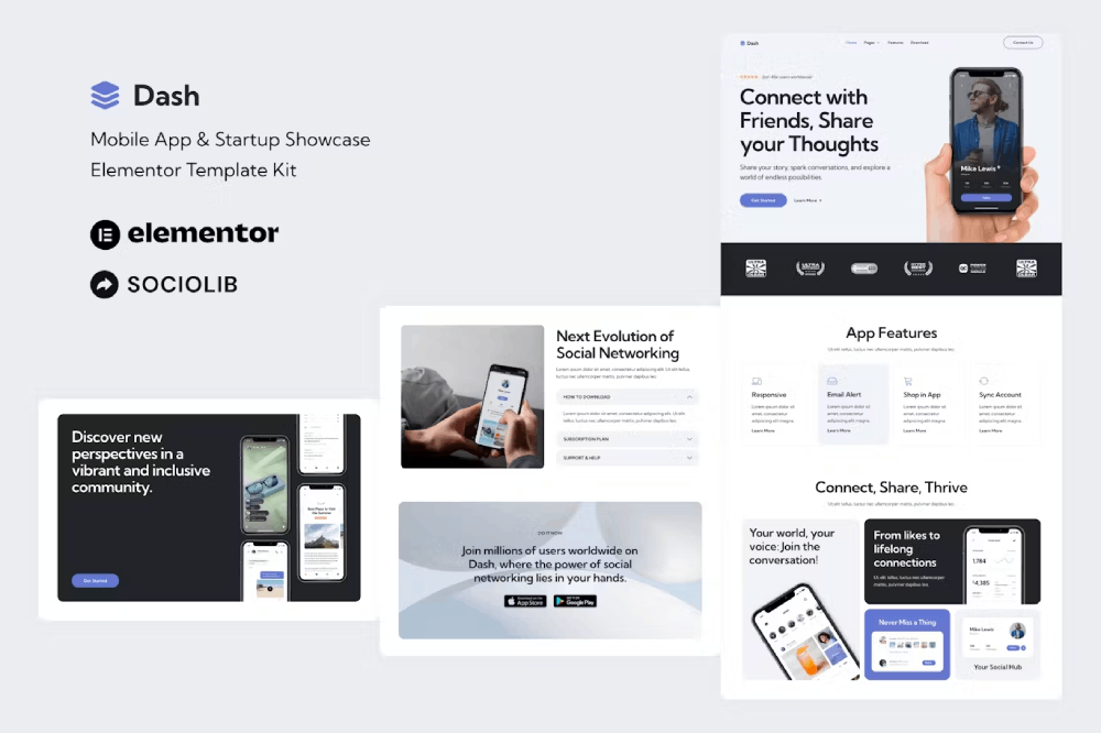 Dash Mobile App Startup Showcase