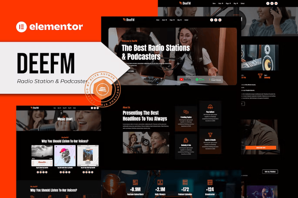 Deefm Radio Station Podcaster