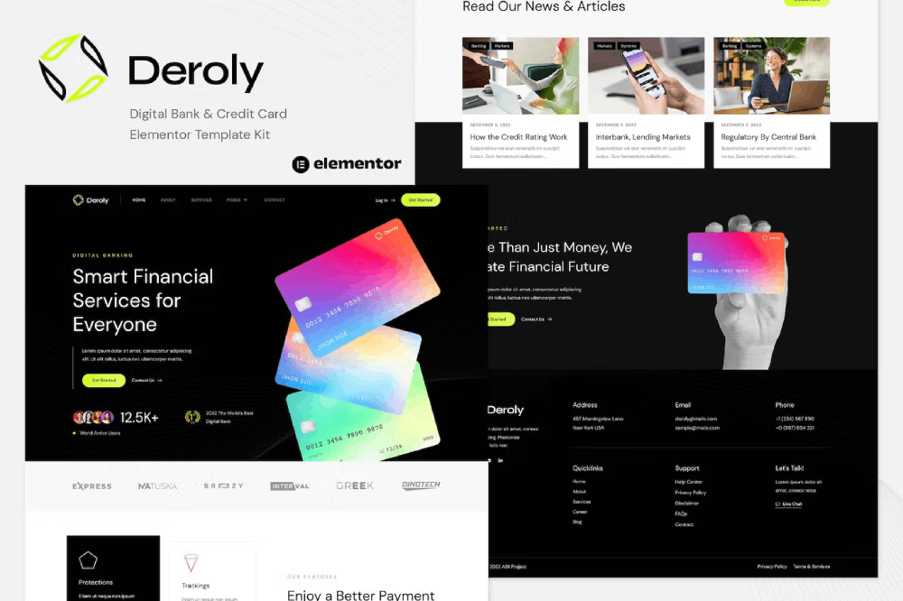 Deroly Digital Bank Credit Card