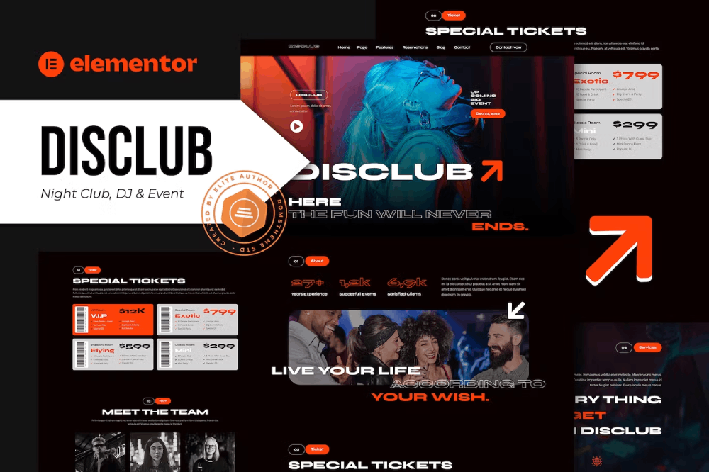 Disclub Night Club Dj Events