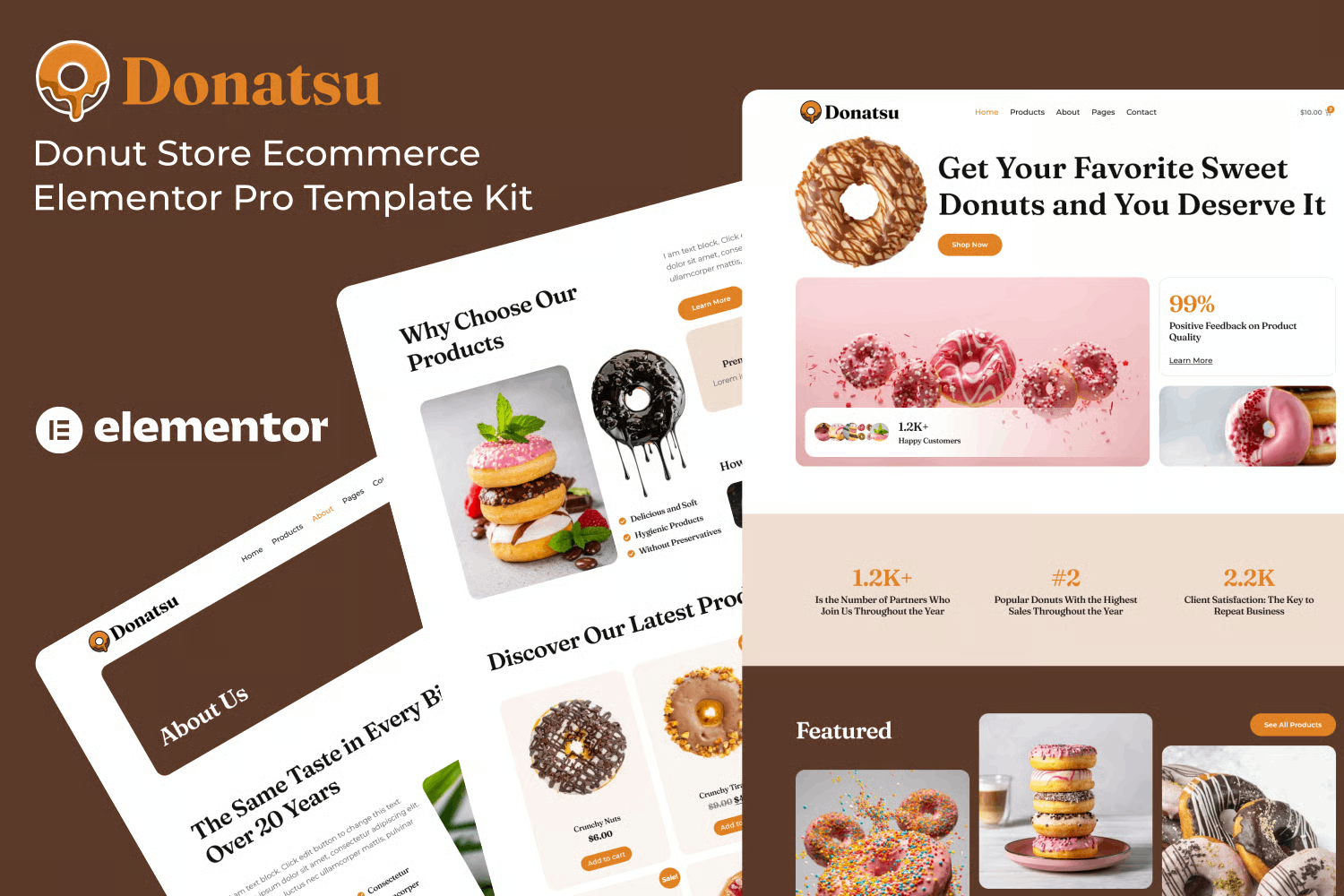 Donatsu Donut Store Ecommerce