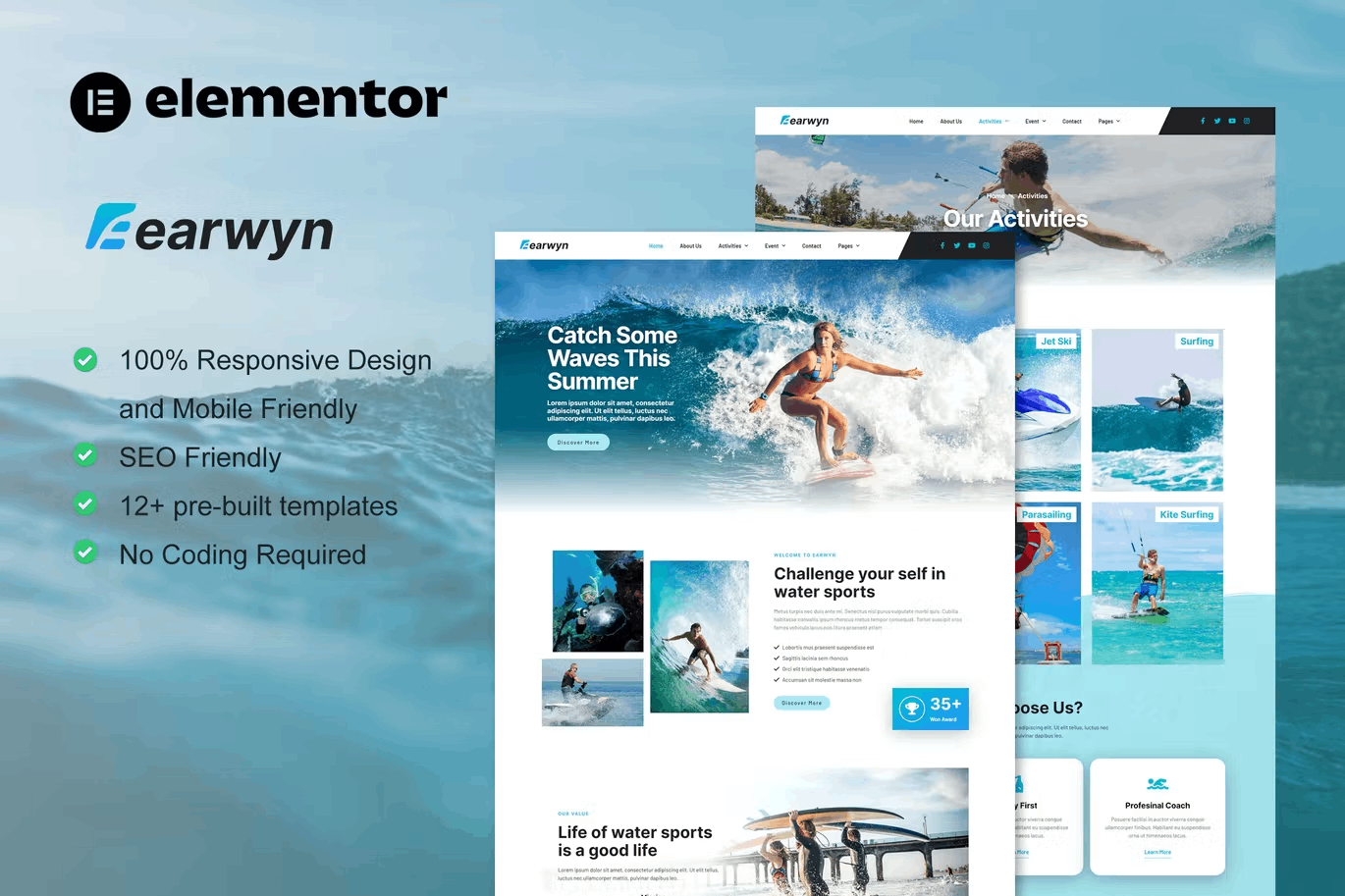 Earwyn Water Sports Surfing