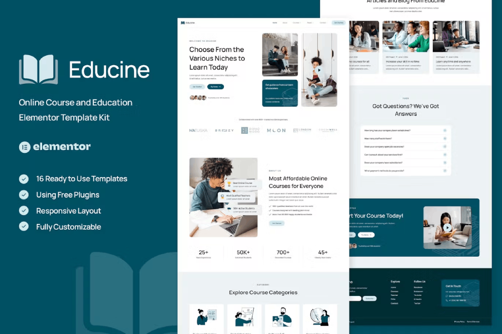 Educine Online Course Education