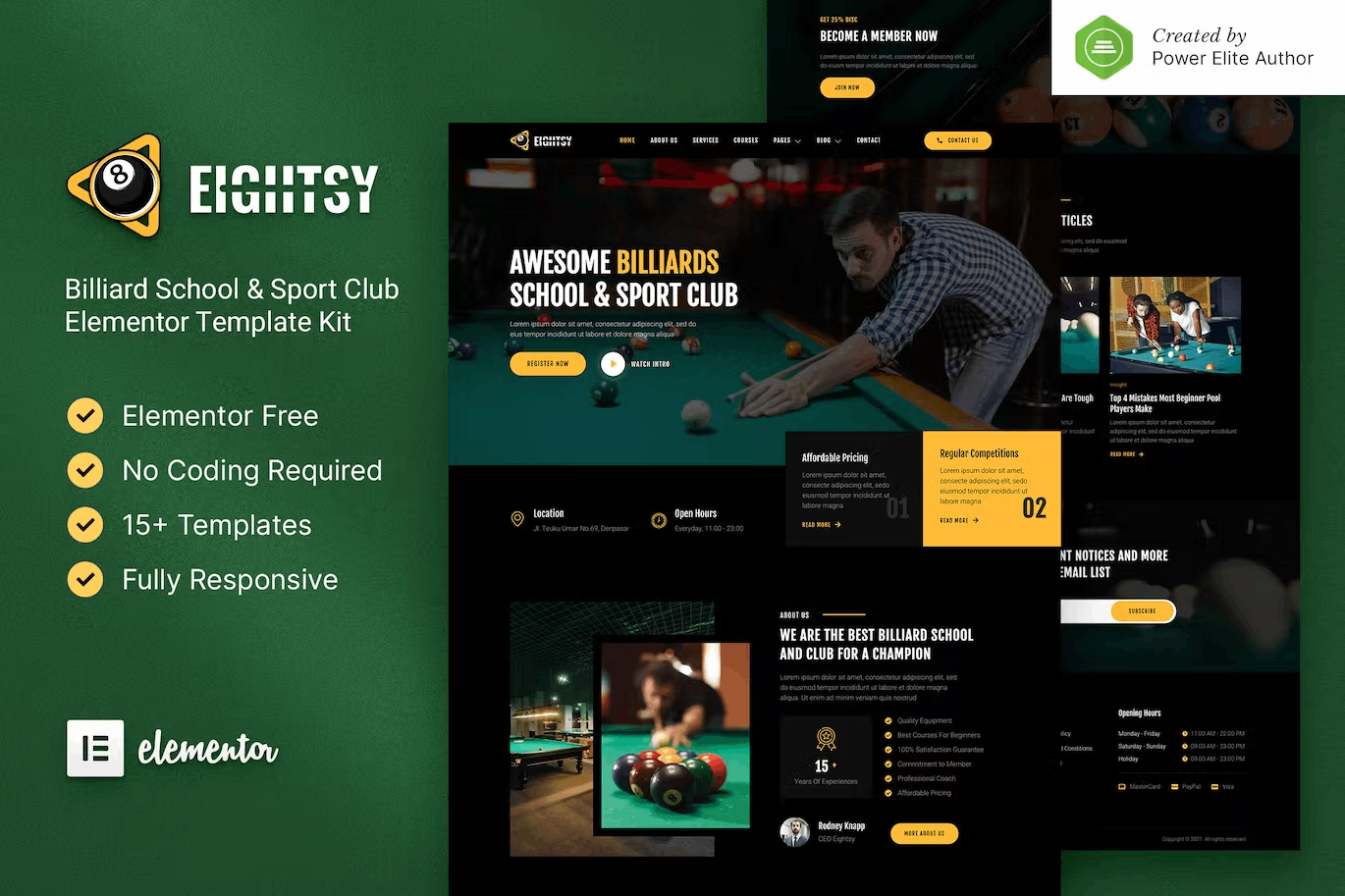 Eightsy Billiard School Sport Club