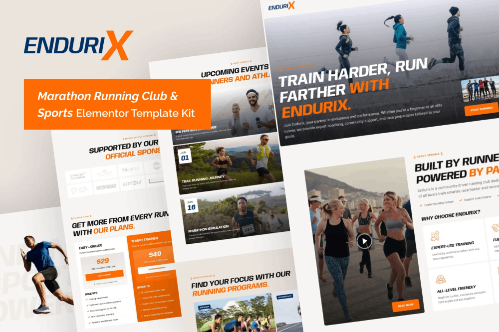 Endurix Marathon Running Club Sports