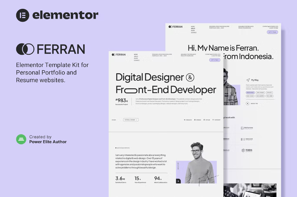 Ferran Personal Portfolio Resume