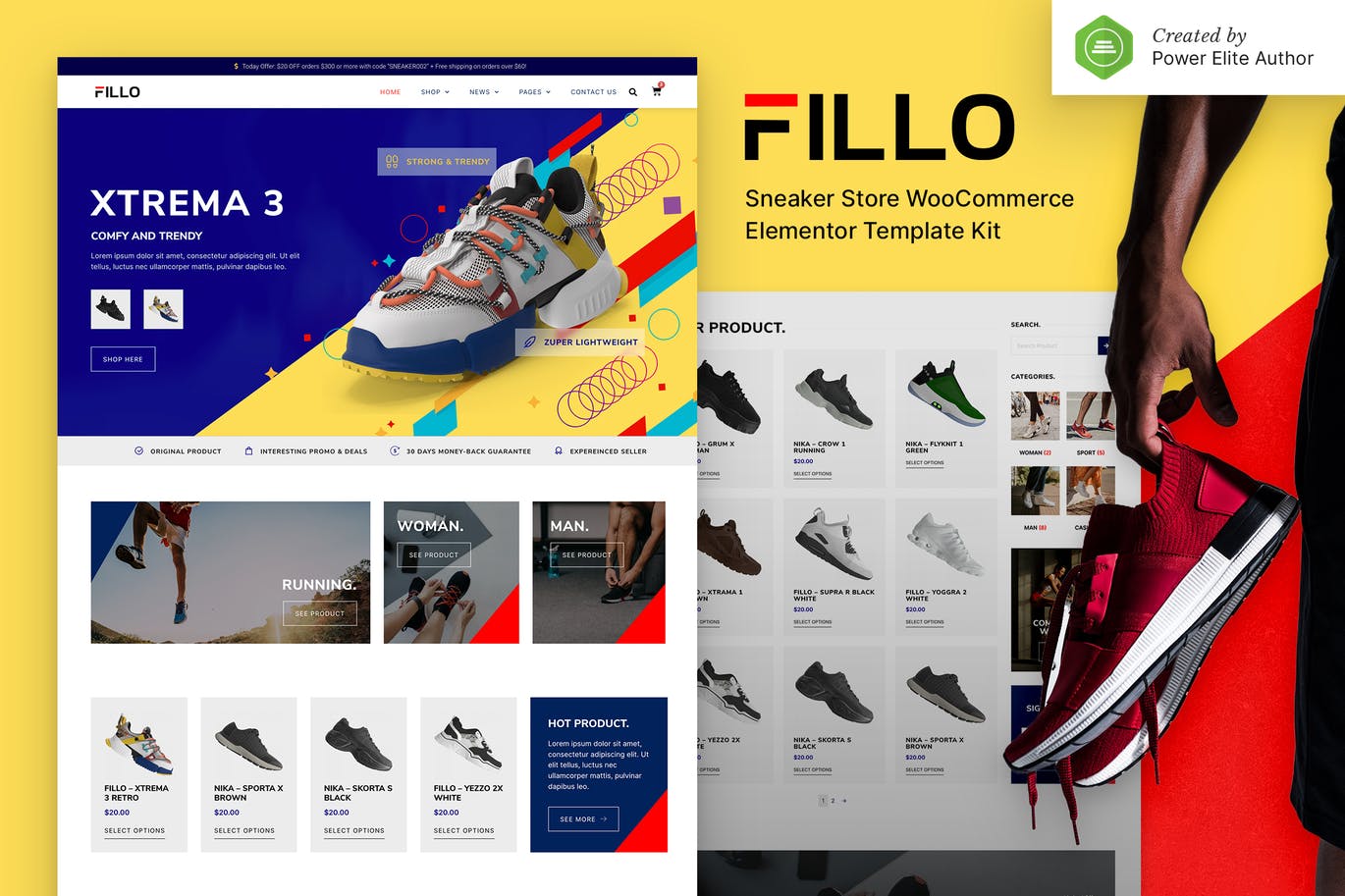 Fillo Shoes Sneakers Store Woocommerce
