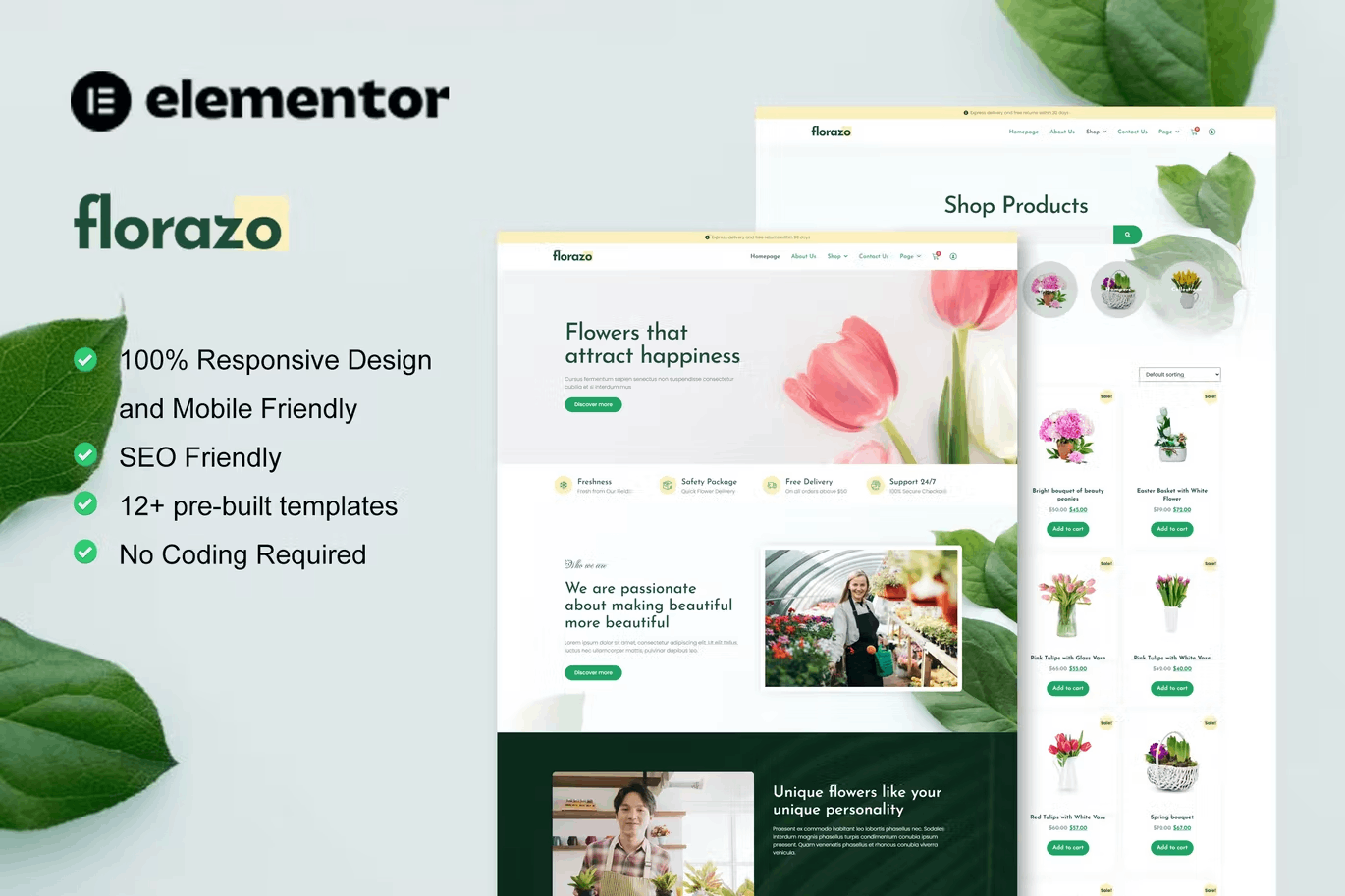 Florazo Woocommerce Florist Flower Shop