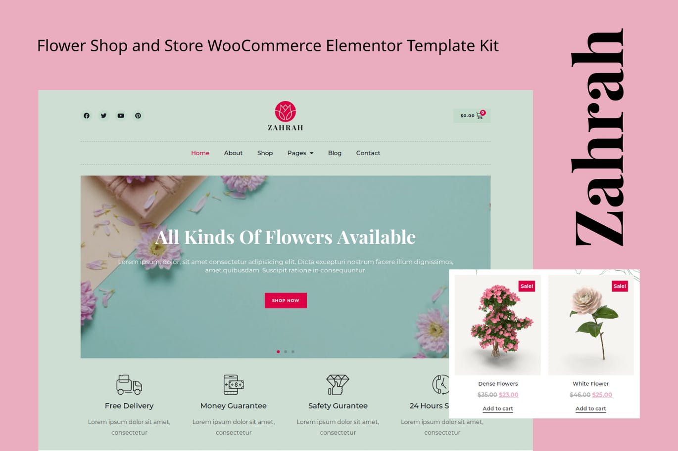 Flower Shop Store Woocommerce