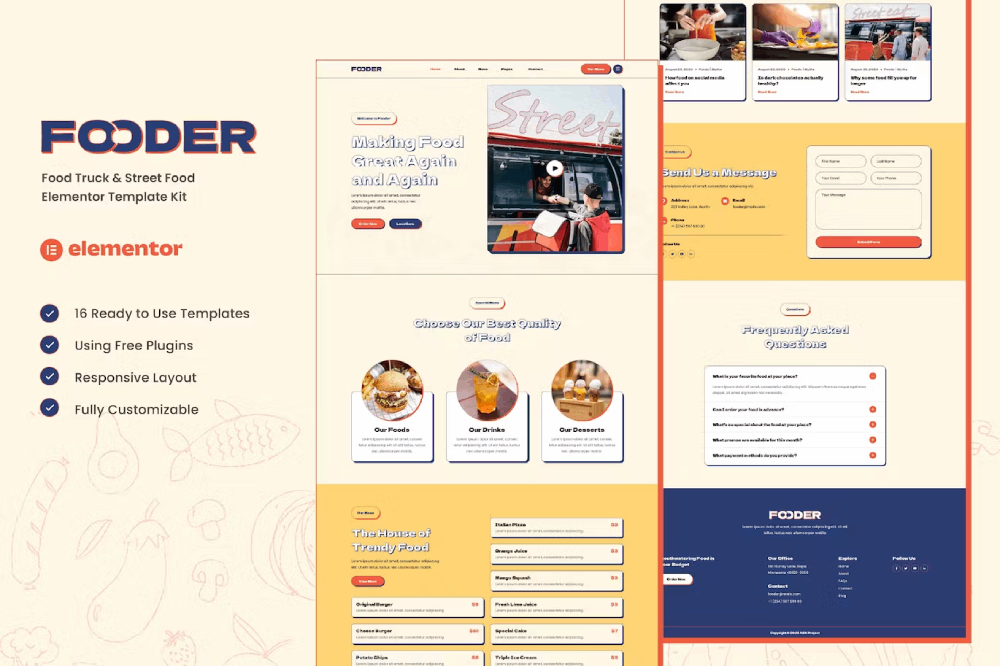 Fooder Food Truck Street Food