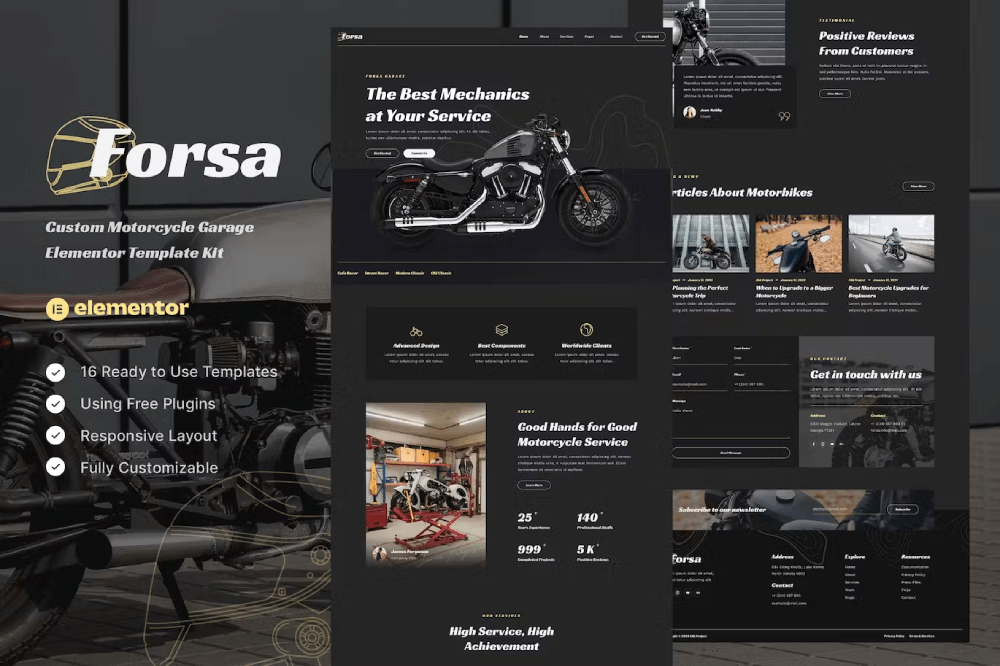 Forsa Custom Motorcycle Garage