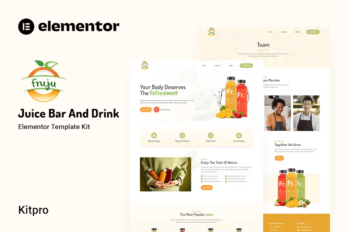 Fruju Juice Bar Drink Brand