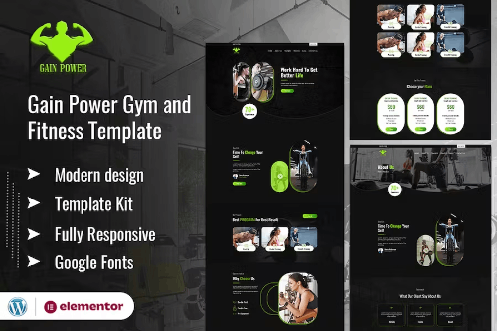 Gain Power Gym Fitness