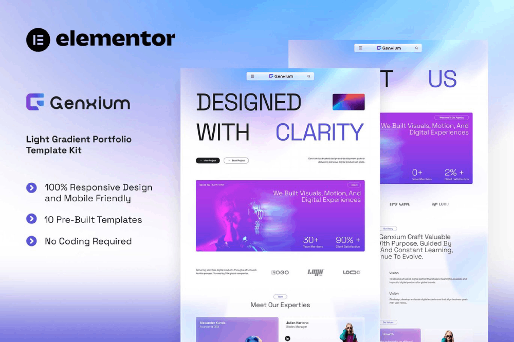 Genxium Light Gradient Portfolio