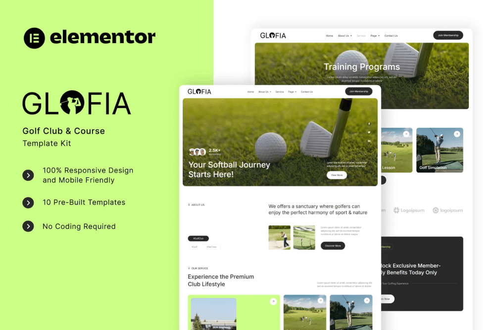 Glofia Golf Club Course