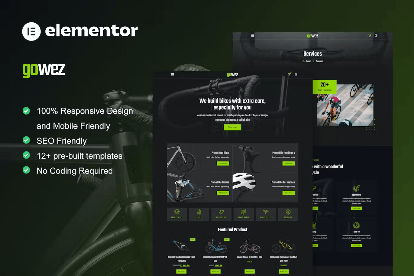 Gowez Woocommerce Bike Shop Bike Service Kit