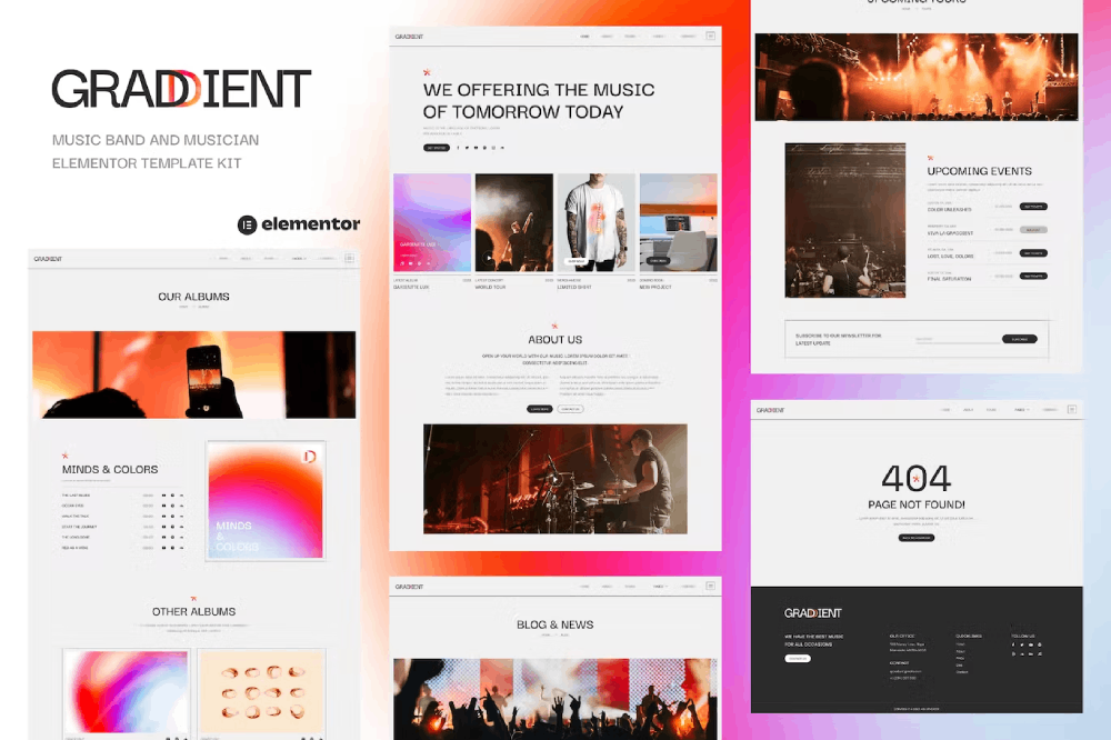 Graddient Music Band Musician
