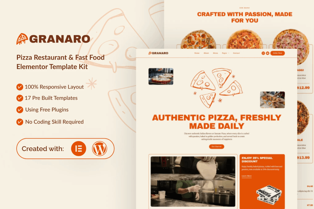 Granaro Pizza Restaurant Fast Food