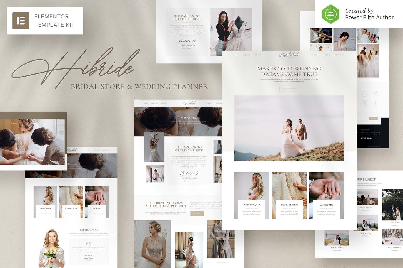 Hibride Bridal Photography Wedding Planner Kit