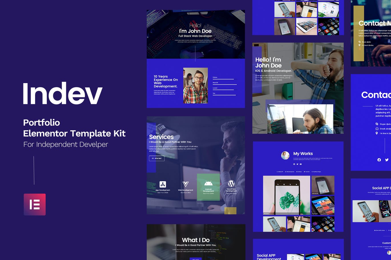 Indev Portfolio For Developer