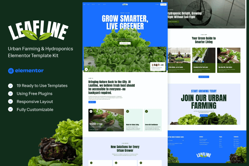 Leafline Urban Farming Hydroponics