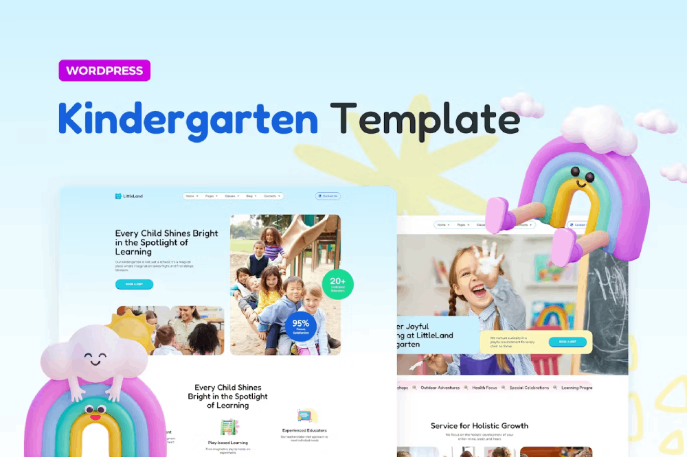 Littleland Kindergarten Template