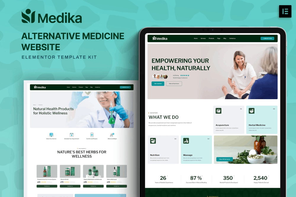 Medika Alternative Medicine Website