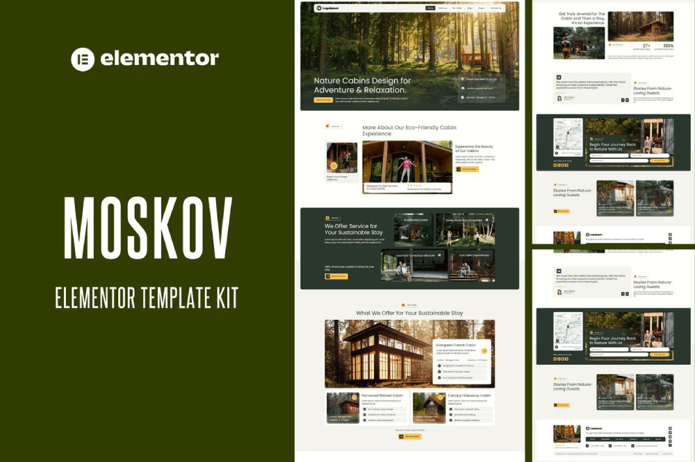 Moskov Eco Friendly Cabin Rental Adventure