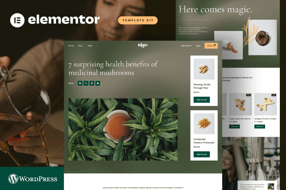 Myco Medicinal Mushrooms Adaptogens Shop