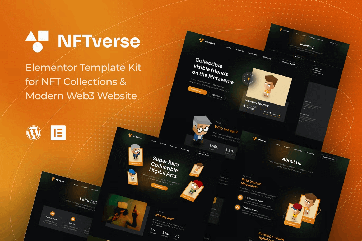 Nftverse Futuristic Nft Portfolio