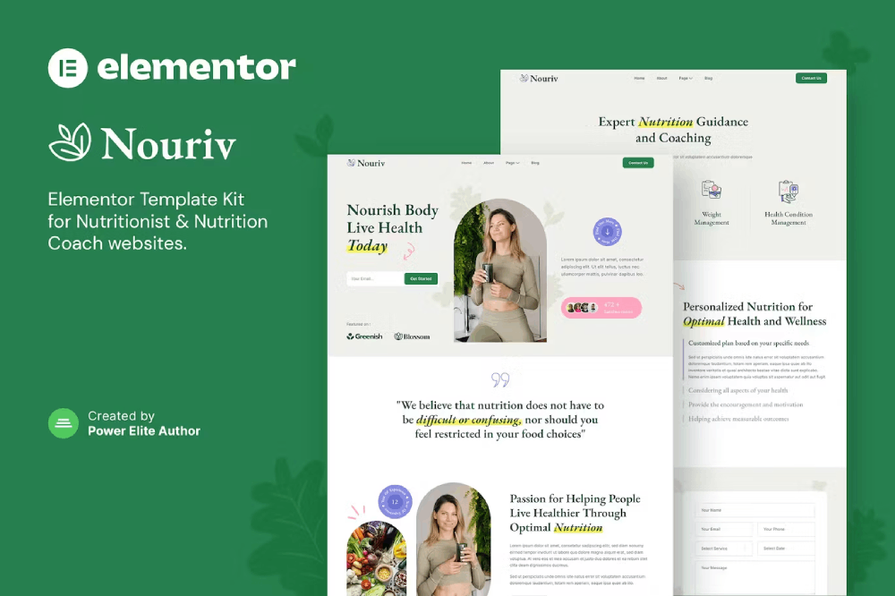 Nouriv Nutrition Coach Nutritionist