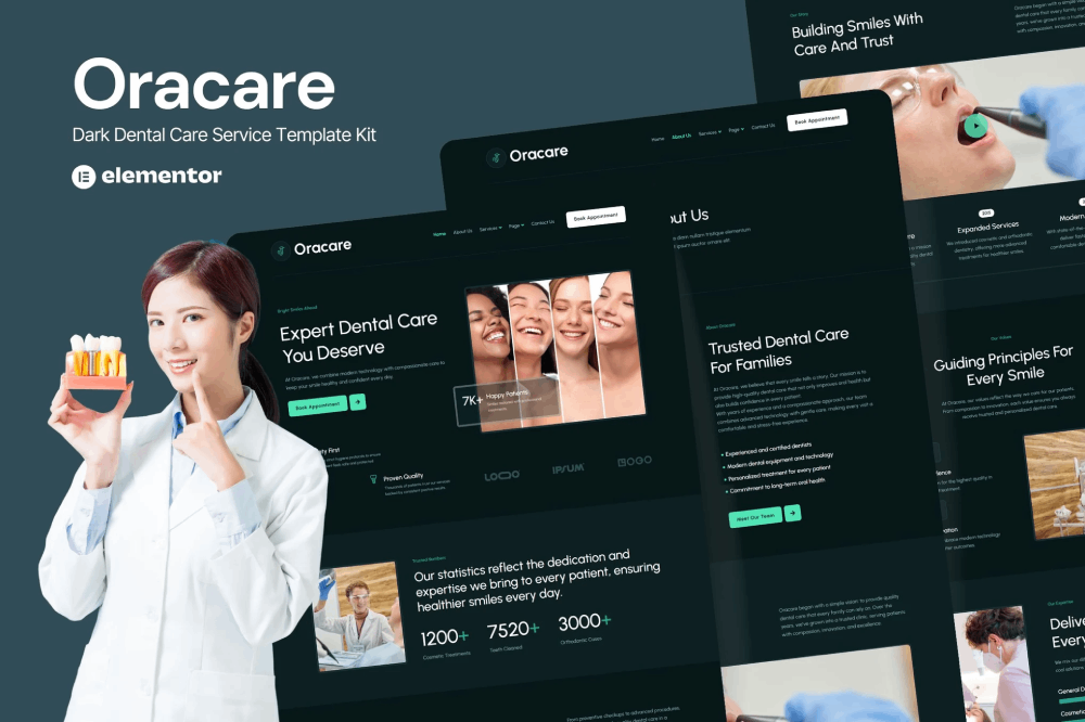 Oracare Dental Care Service Website