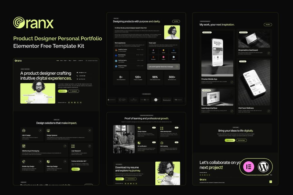 Oranx Product Designer Personal Portfolio