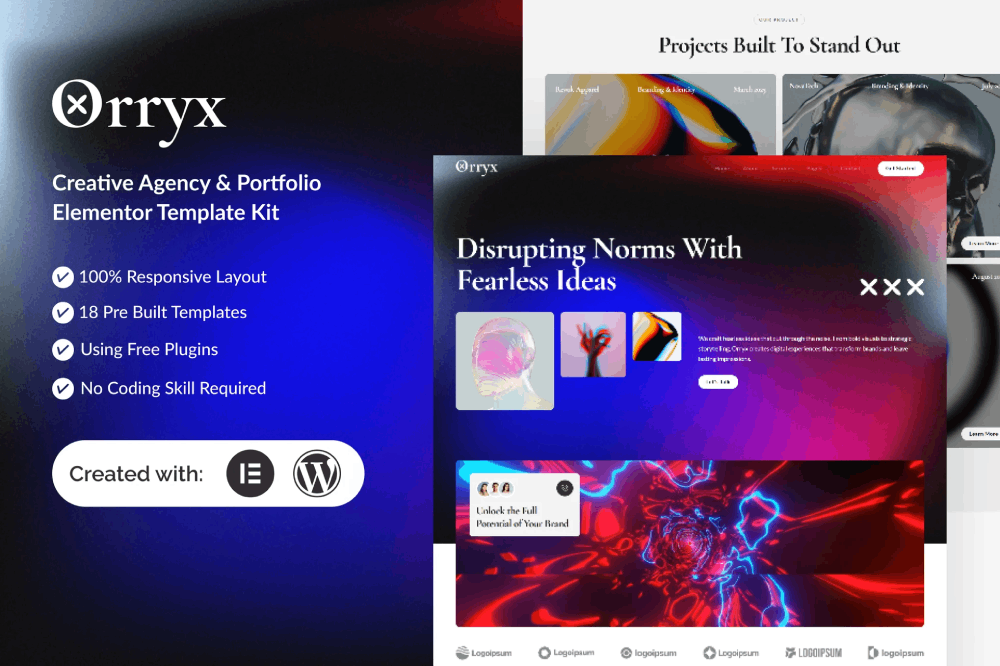 Orryx Creative Agency Portfolio