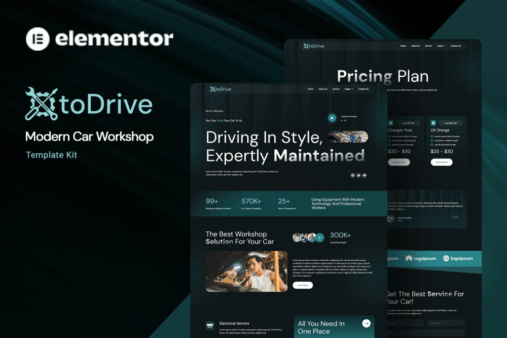 Otodrive Modern Car Workshop