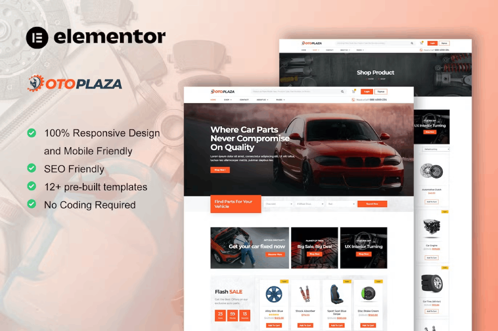 Otoplaza Auto Parts Store Accessories