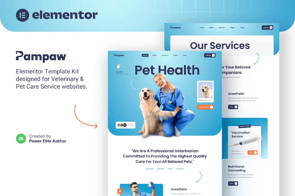 Pampaw Veterinary Pet Care Services