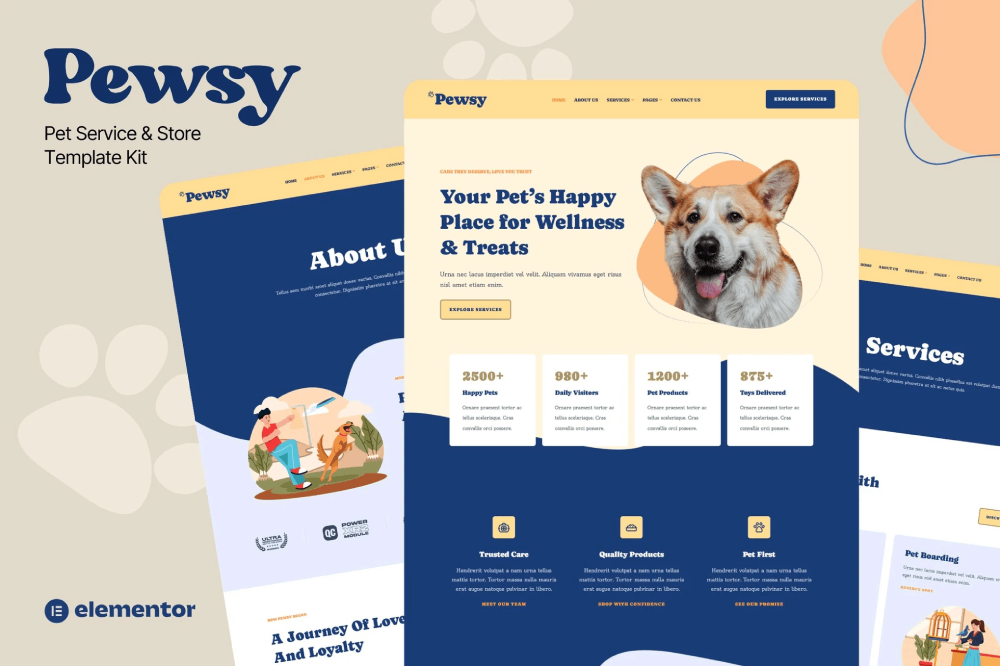 Pewsy Pet Service Store