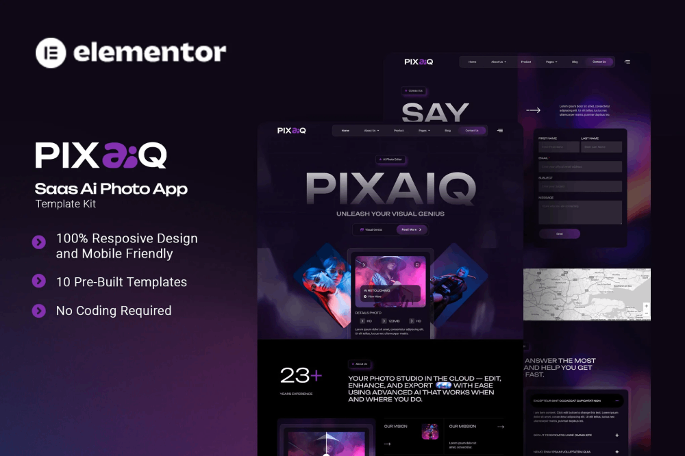 Pixaiq Saas Ai Photo App